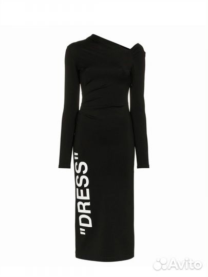 Черное Платье Off White