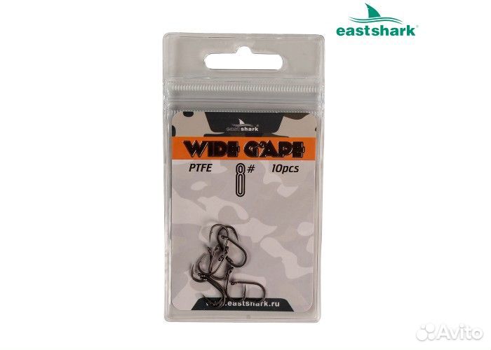 Крючки карповые тефлон EastShark