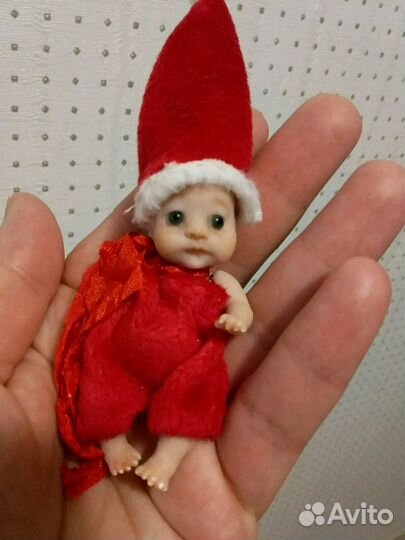 Коллекционная кукла- миниатюра