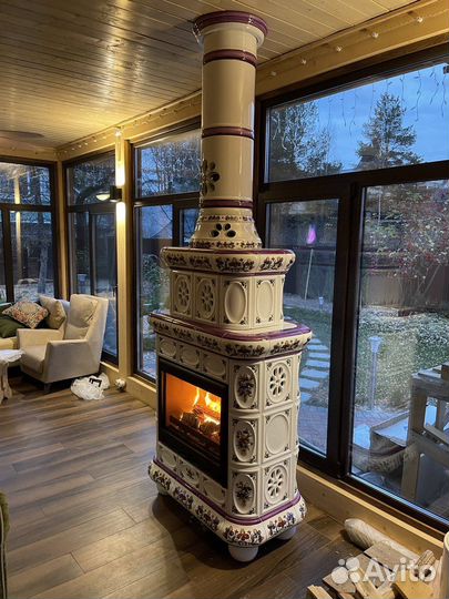 Изразцовая печь для дома, дачи