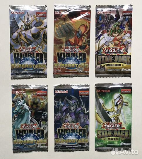 Yu-Gi-Oh World Superstars Boosters Packs Бустеры