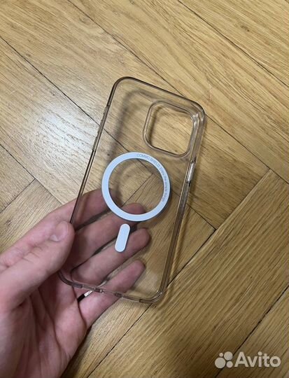Чехол iPhone 15 pro max прозрачный Commo