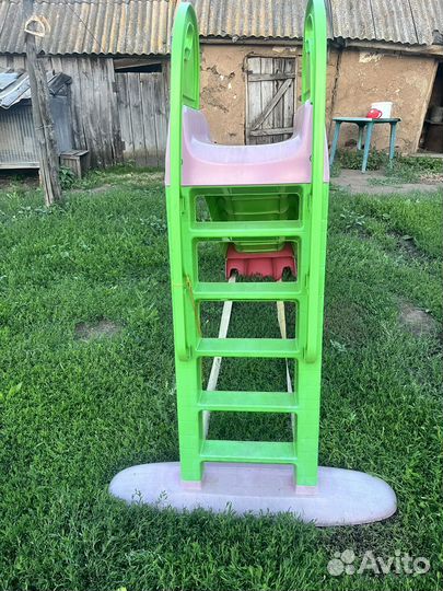 Детская горка пластиковая уличная бу