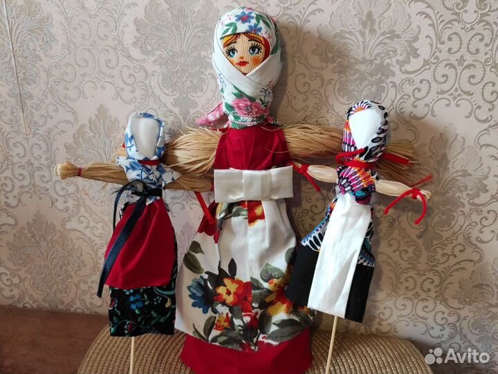 Кукла Масленица ручной работы