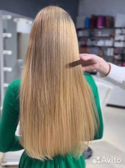 Наращивание волос люкс