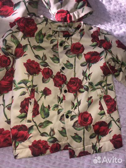 Пальто облегченное мама и дочка