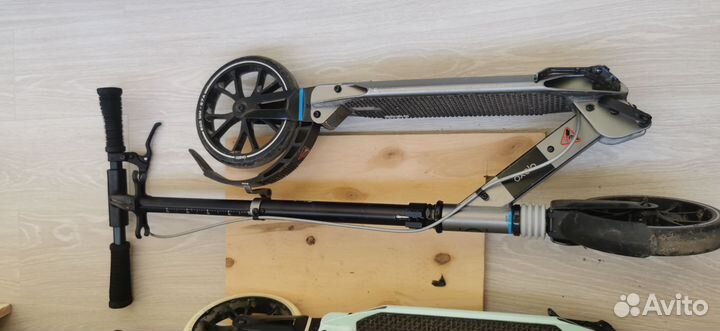 Самокат oxelo susp 200mm чёрный