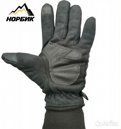 Перчатки флисовые, зимние Norbic, плотный флис