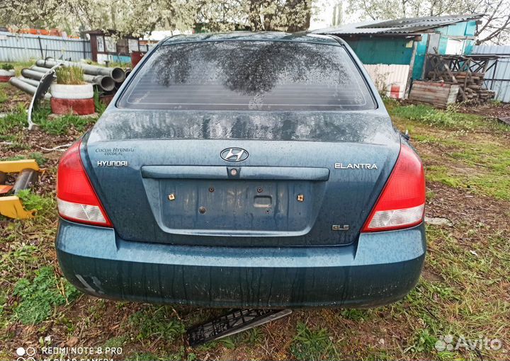 Крышка богажника Hyundai Elantra XD