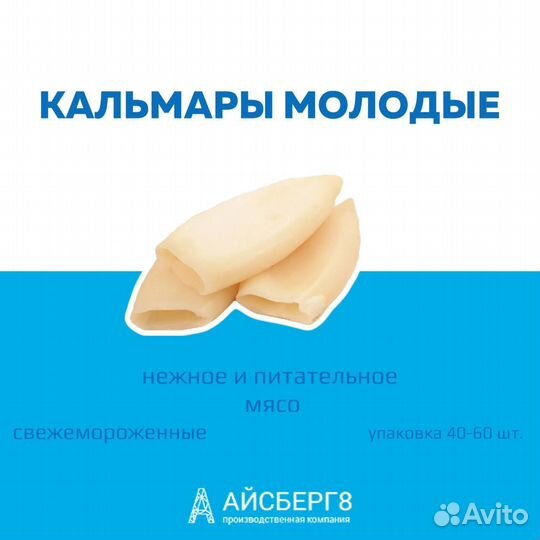 Кальмары молодые с/м