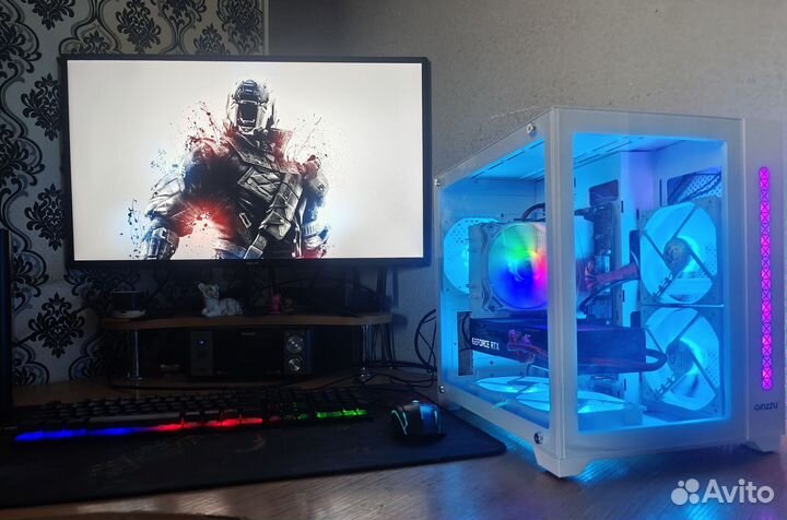 Игровой пк Rtx3080 i5 12400f монитор 165гц