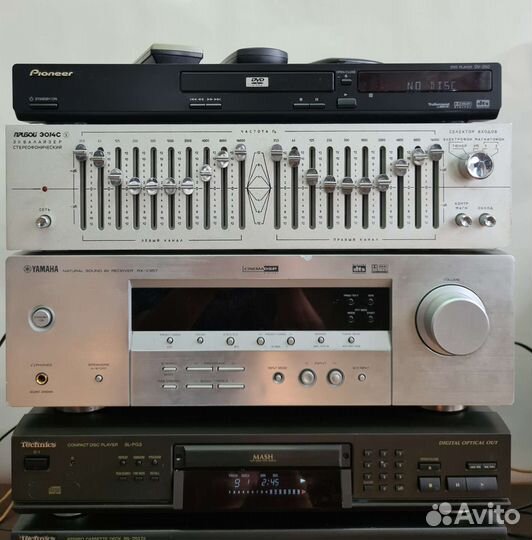 Ресиверы Плееры Yamaha Pioneer Technics Прибой