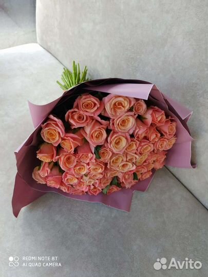 51роза от 2х букетов в любой город