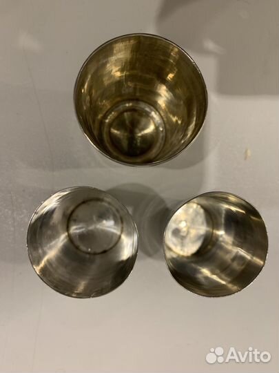 Стопки серебро 84 пробы