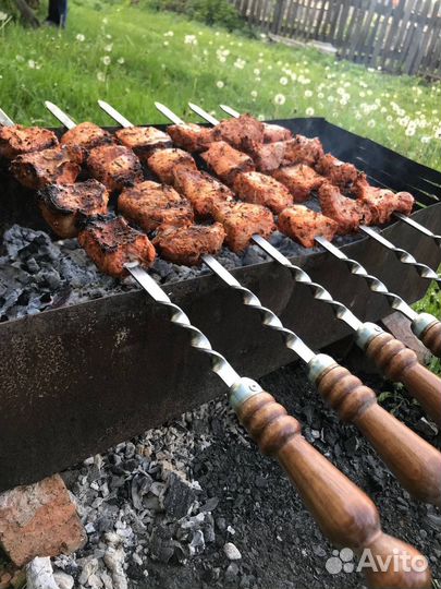 Шампура с чехлом хорошего качества