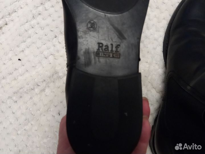 Полусапоги женские 38 натуральная кожа