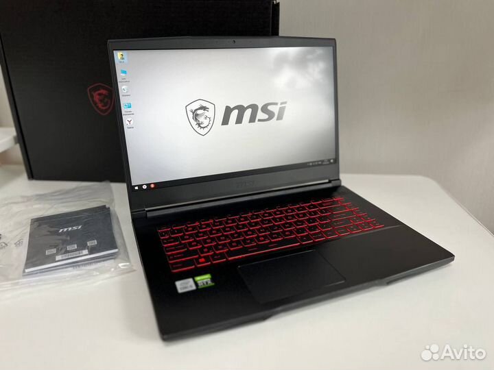 Игровой MSI RTX3060/I5-10H/16GB/512SSD/144HZ