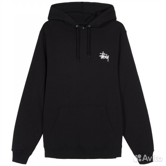 Худи stussy чёрное, разм L