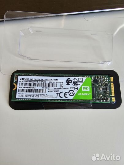 WD green SATA ssd m2 240gb