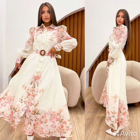 Платье сакура Zimmermann