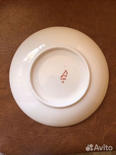 Чайная пара. Фарфор. Дулево