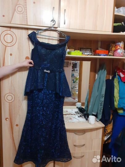 Вечернее платье 46 48 размера в пол
