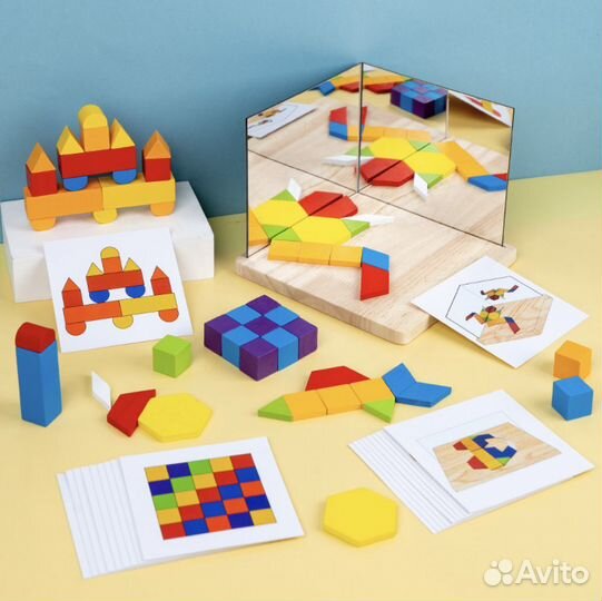 Логическая игра «Зеркальные блоки»