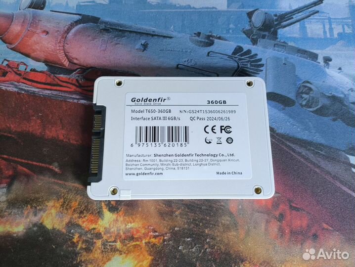 Ssd 360gb новый