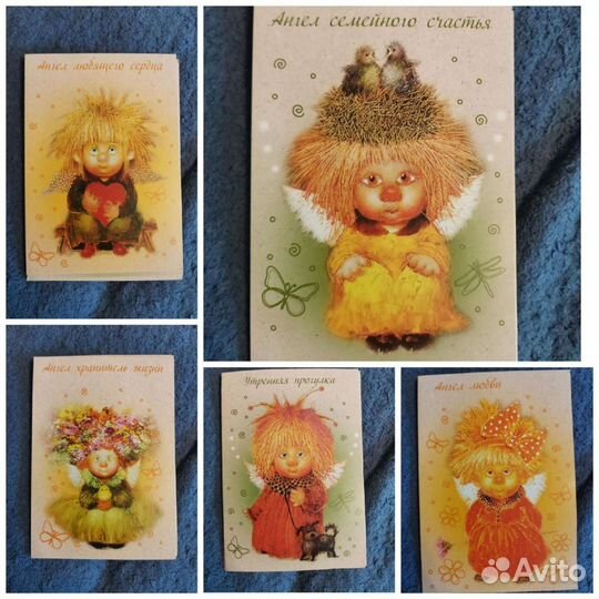 Коллекция открыток ангелы