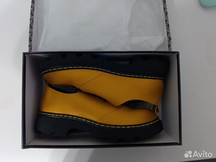 Демисезонные полуботинки натуральная кожа на толст