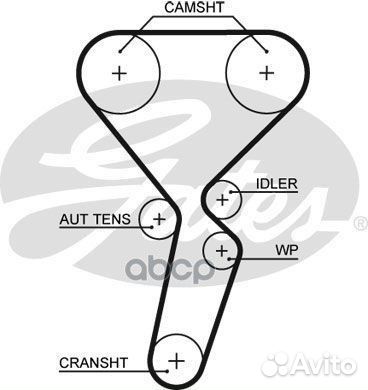 Комплект ремня грм + насос водяной KP35501XS Gates