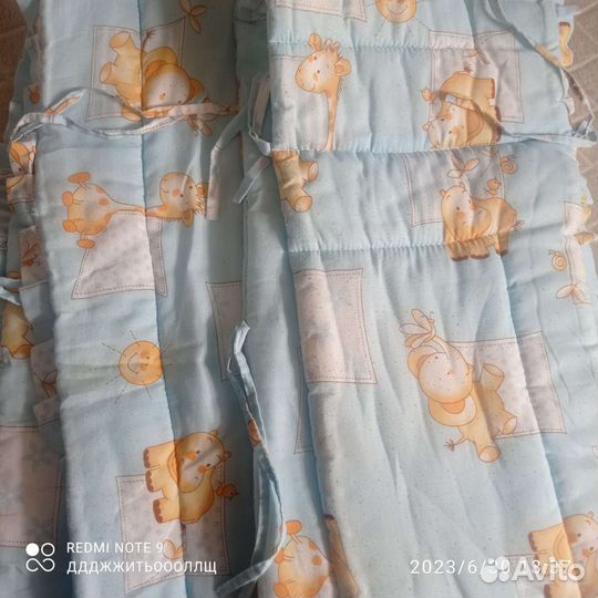 Бортики в детскую кроватку