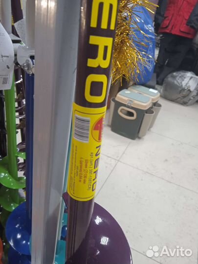 Ледобур неро 130 телескопическая ручка правое вращ