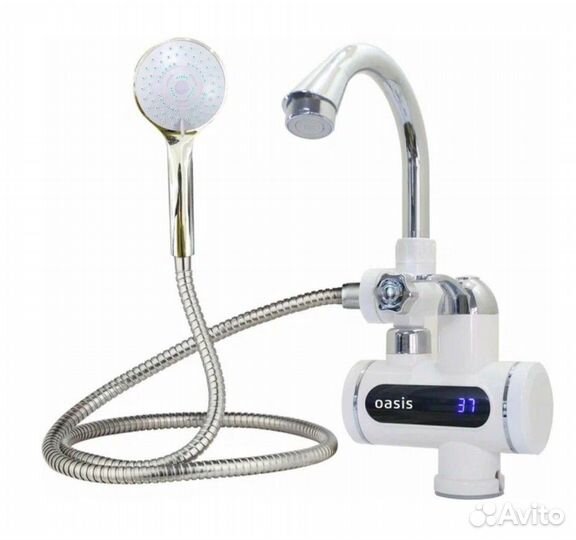 Водонагреватель Проточный электрический с душем