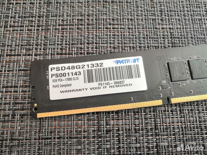 Patriot Signature PSD48G21332 DDR4 1x8Gb 2133MHz