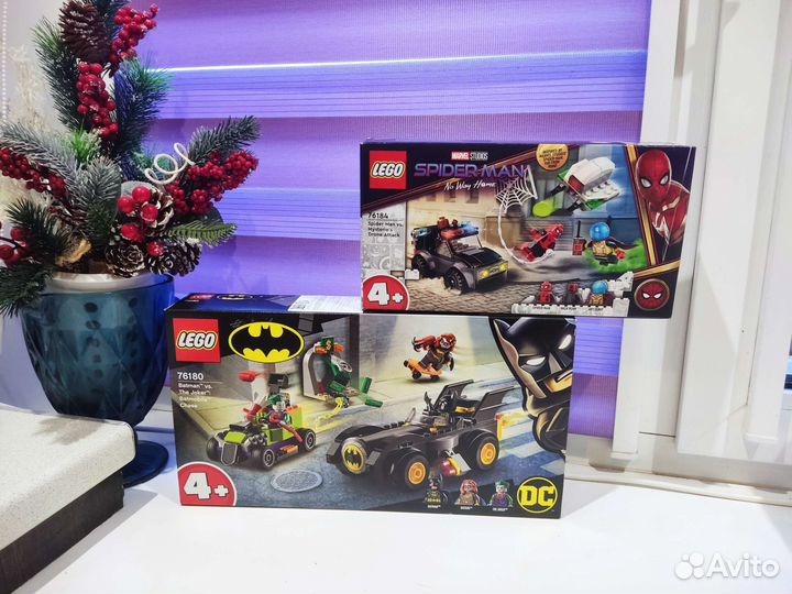 Новые Lego Оригинал Batman Spider Man
