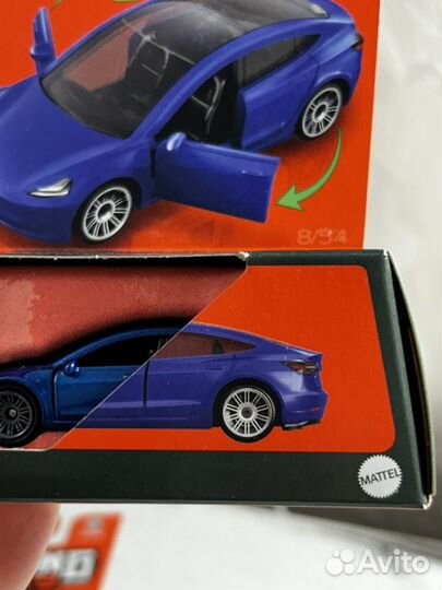 Matchbox moving parts tesla