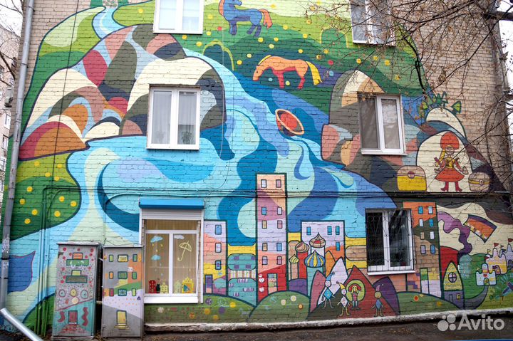 Граффити оформление, роспись стен, аэрография