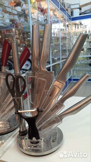 Набор ножей цельнометаллических