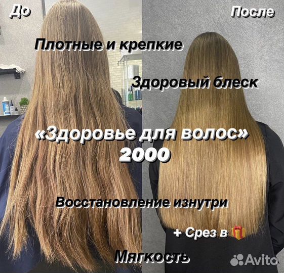 Кератин Ботокс Нанопластика Полировка волос