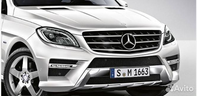 Решетка бампера ML166 W166