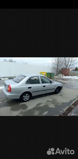 Hyundai Accent 1.5 МТ, 2006, битый, 155 000 км