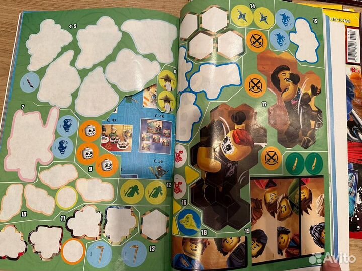 Lego ninjago журналы и 2 книги