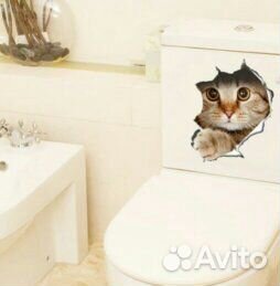 Стикер наклейка Кошки Собаки