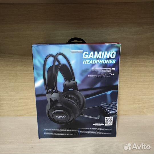 Проводные игровые наушники Hoco W106, с микрофоном