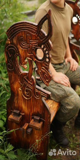 Скамья шведская (уличная мебель)