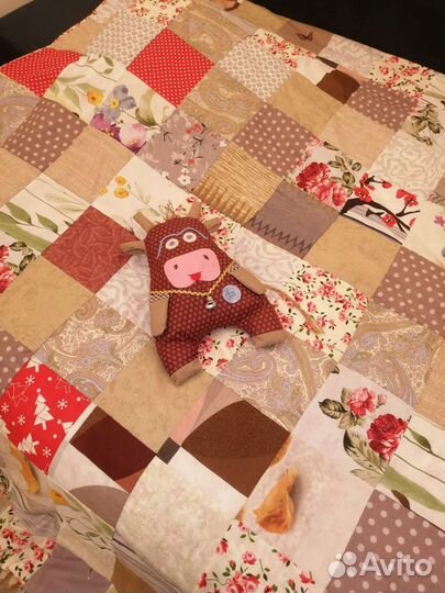 Лоскутное покрывало / пододеяльник печворк