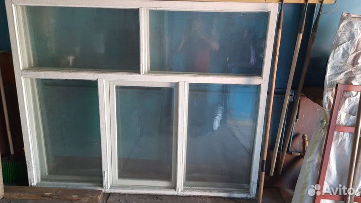 Окна лоджия деревянные бу