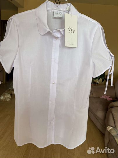 Рубашка белая школьная