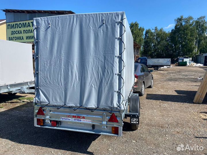 Прицеп с тентом аэро 150 см 05.022. Рассрочка